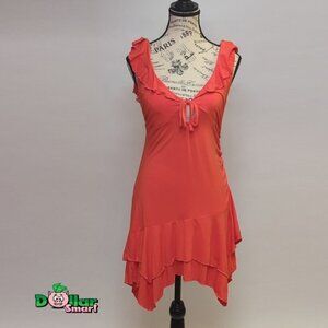 Wild Fable Stretchy Ruffled Handkerchief Hem Sundress